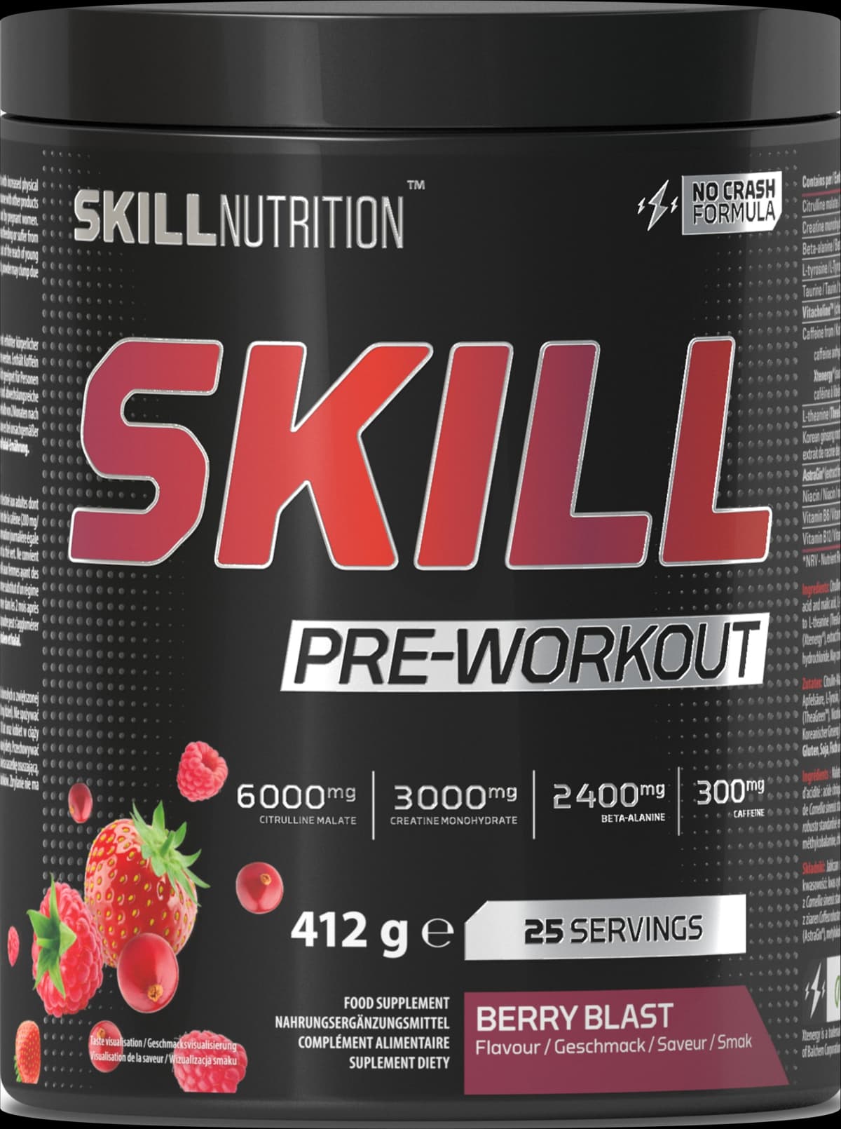 Skill Nutrition - Skill Pre-Workout – Skill Nutrition förpackning