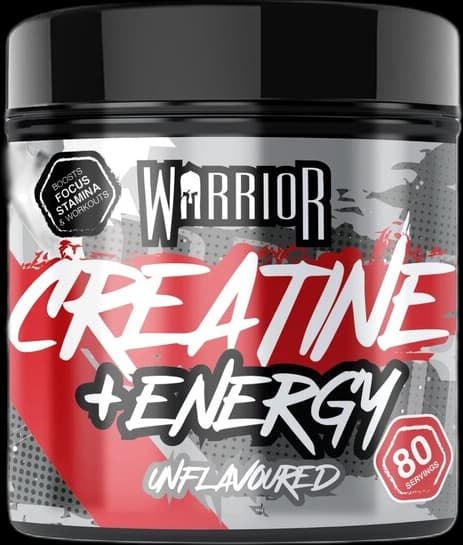 Warrior Creatine + Energy - 3.5G creatine per serving – Warrior förpackning