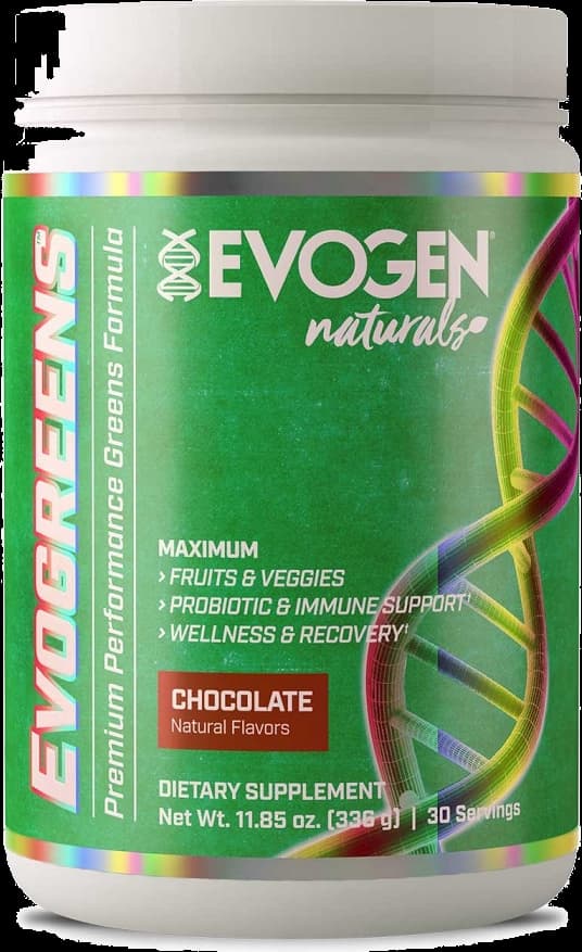 Evogen Naturals - Premium Performance Greens Formula – Evogen förpackning