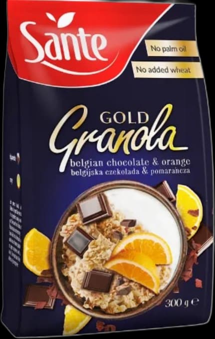 Go On Nutrition - Sante Gold Granola – förpackning