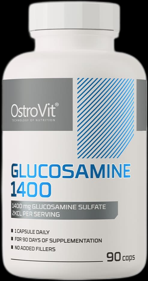 OstroVit - Glucosamine 1400 - 90 Caps – OstroVit förpackning
