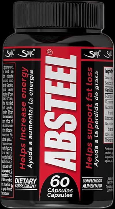 Sculpt - Absteel - 60 Caps (KORT DATUM 2026-10-30) – Sculpt förpackning