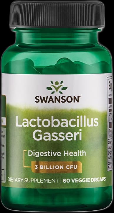 Swanson - Lactobacillus Gasseri - 60 Veggie Drcaps – Swanson förpackning