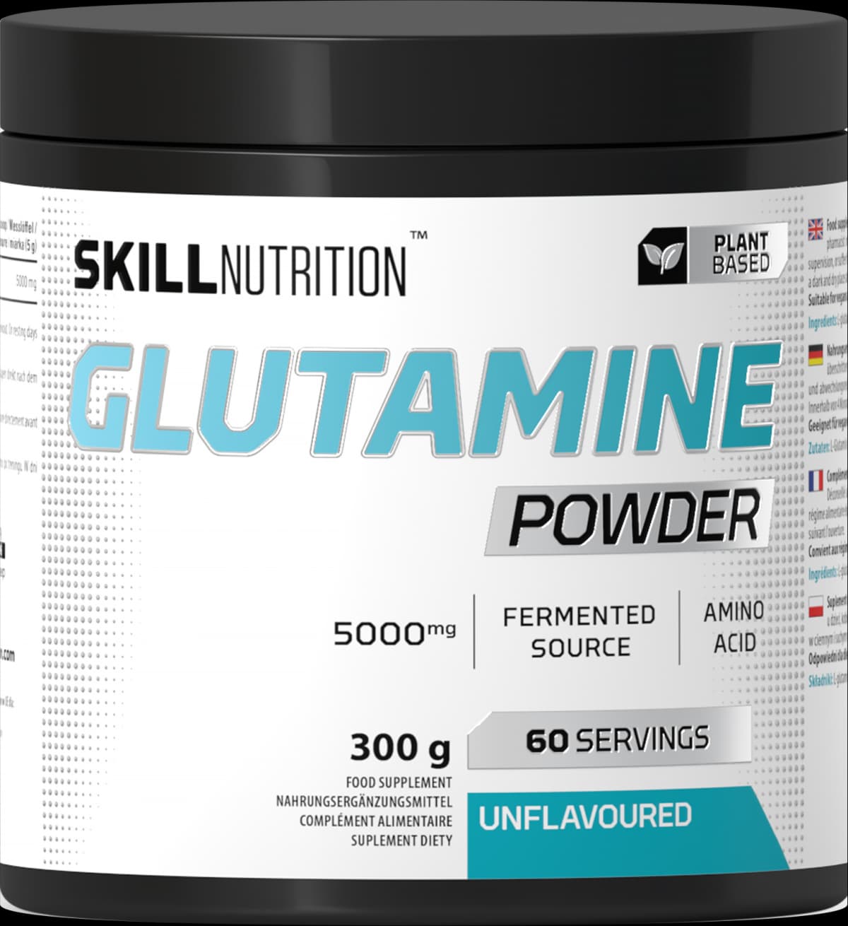 Skill Nutrition - Glutamine Powder – Skill Nutrition förpackning