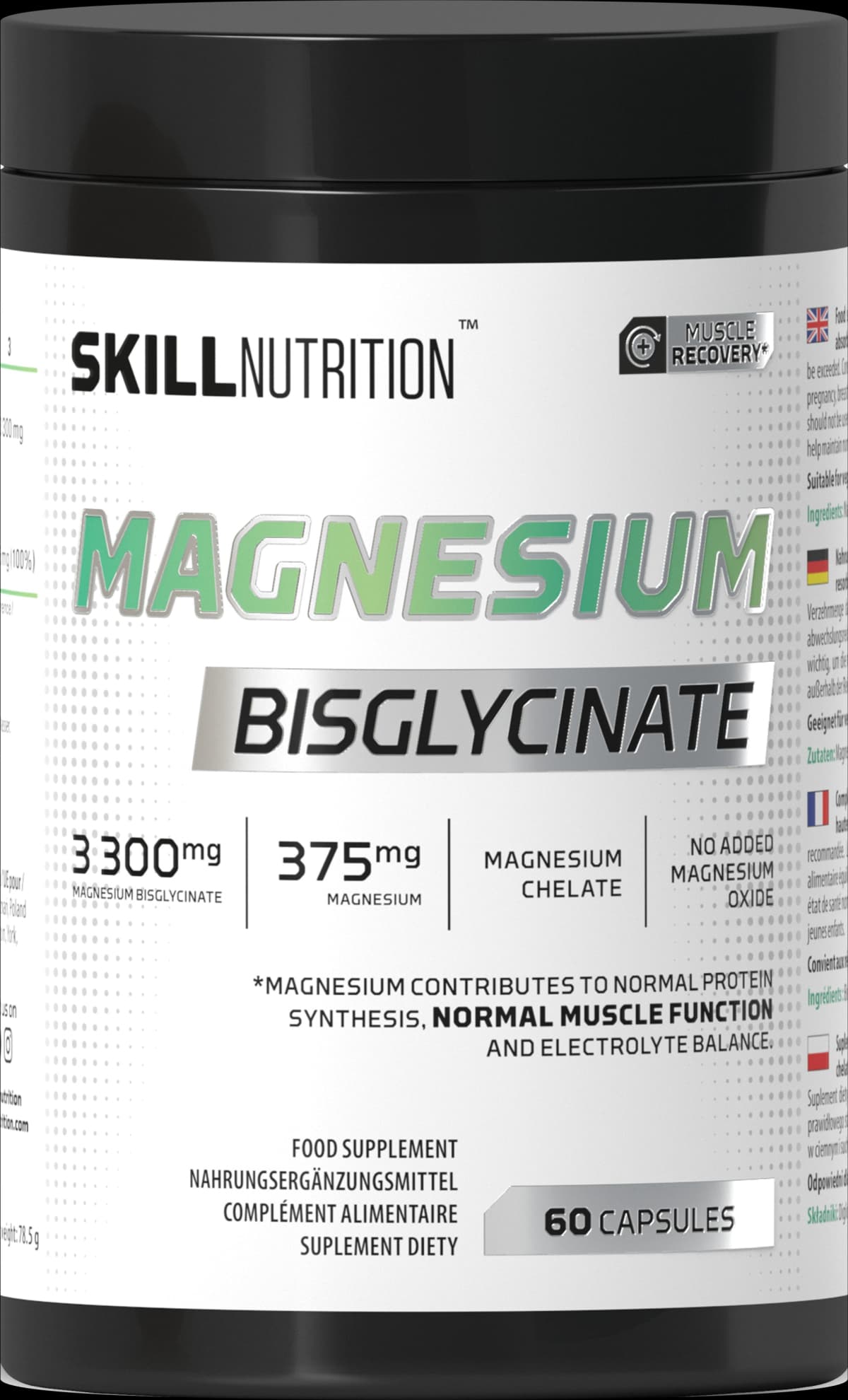 Skill Nutrition - Magnesium Bisglycinate 60 Caps