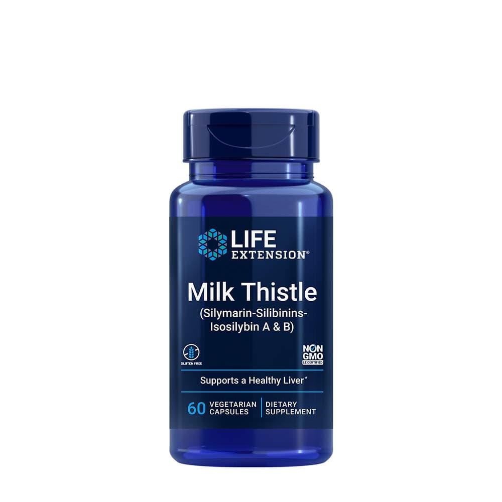 Life Extension - Milk Thistle Silymarin 60 Caps – Life Extension förpackning
