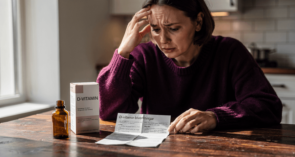 D-vitamin biverkningar – risker, interaktioner och säkerhet