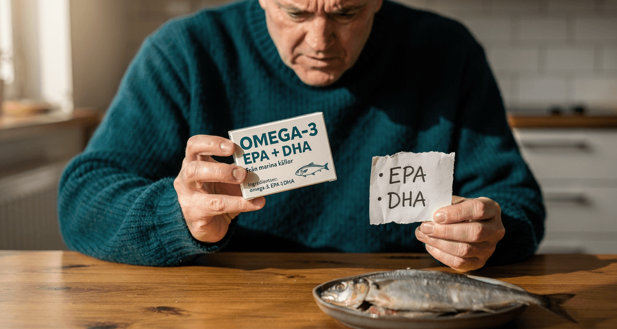 Omega-3 EPA og DHA – hvad er forskellen, og hvordan vælger man?