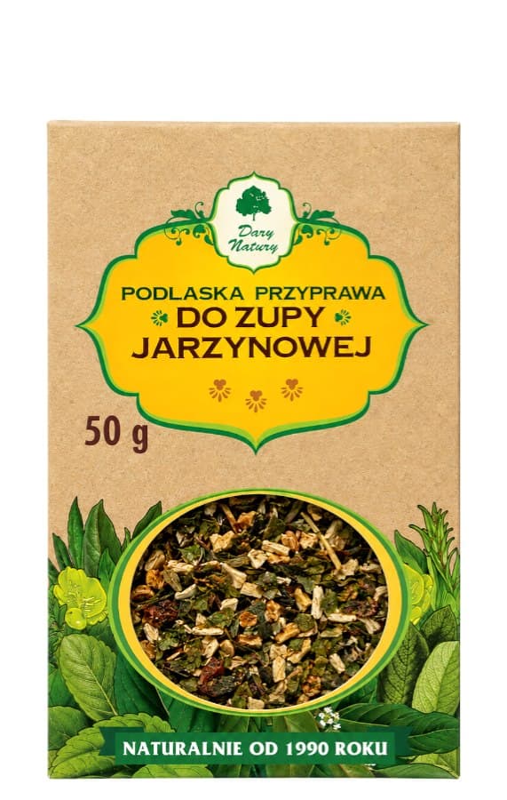 Dary Natury - Vegetable Soup Seasoning 50g – Dary Natury förpackning