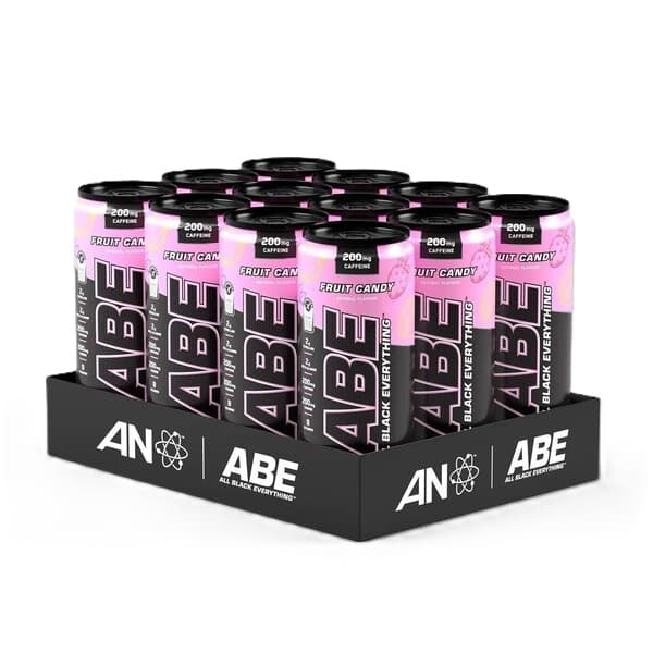 Applied Nutrition - Energy + Performance Drink, Fruit Candy - 12 x 330ml – Applied Nutrition förpackning