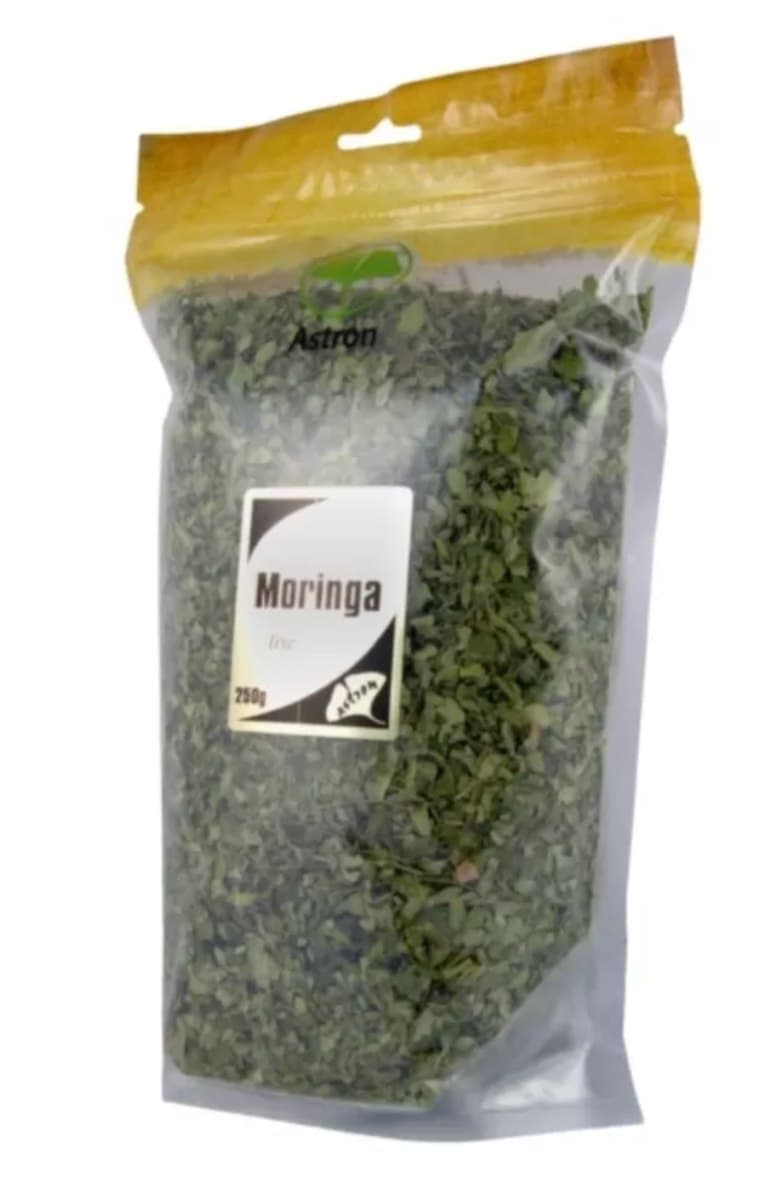 Astron - Moringa Dried Leaves - 250g – Astron förpackning