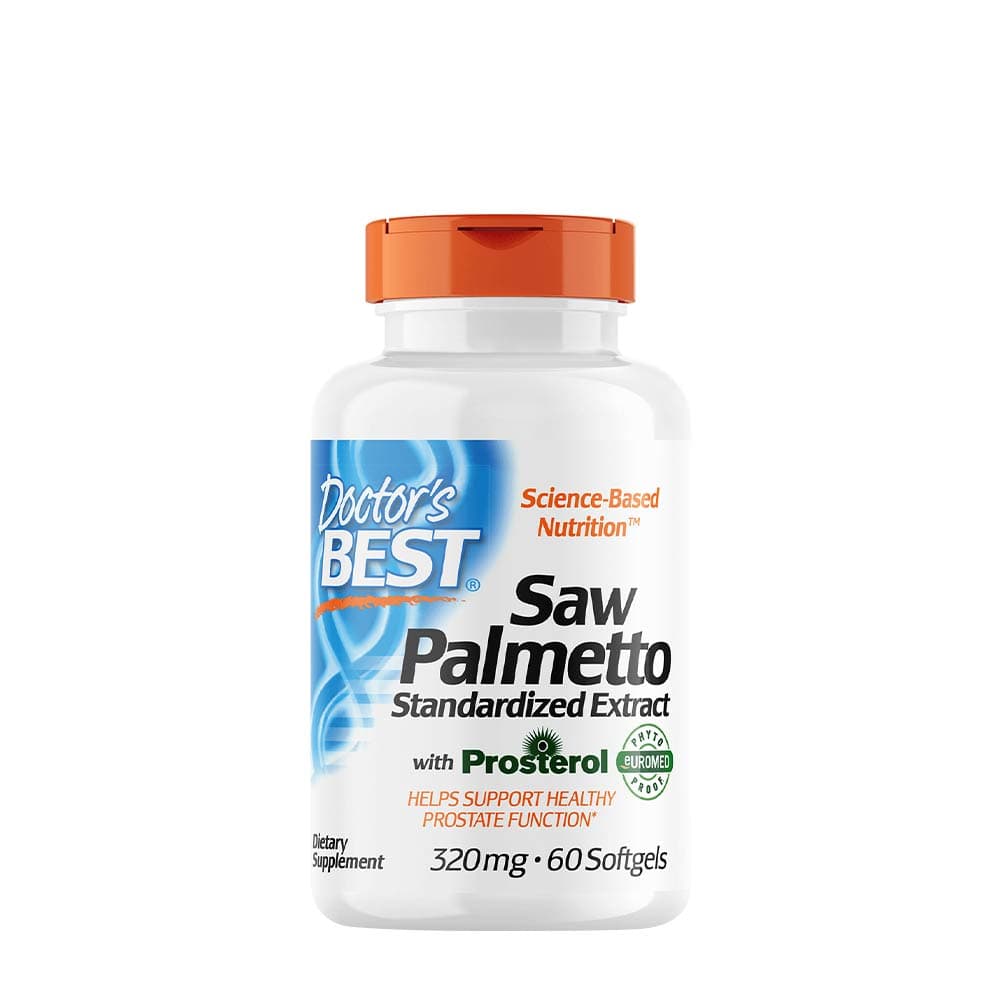Doctor's Best - Saw Palmetto Standardized Extract, 320mg - 60 Sgels
