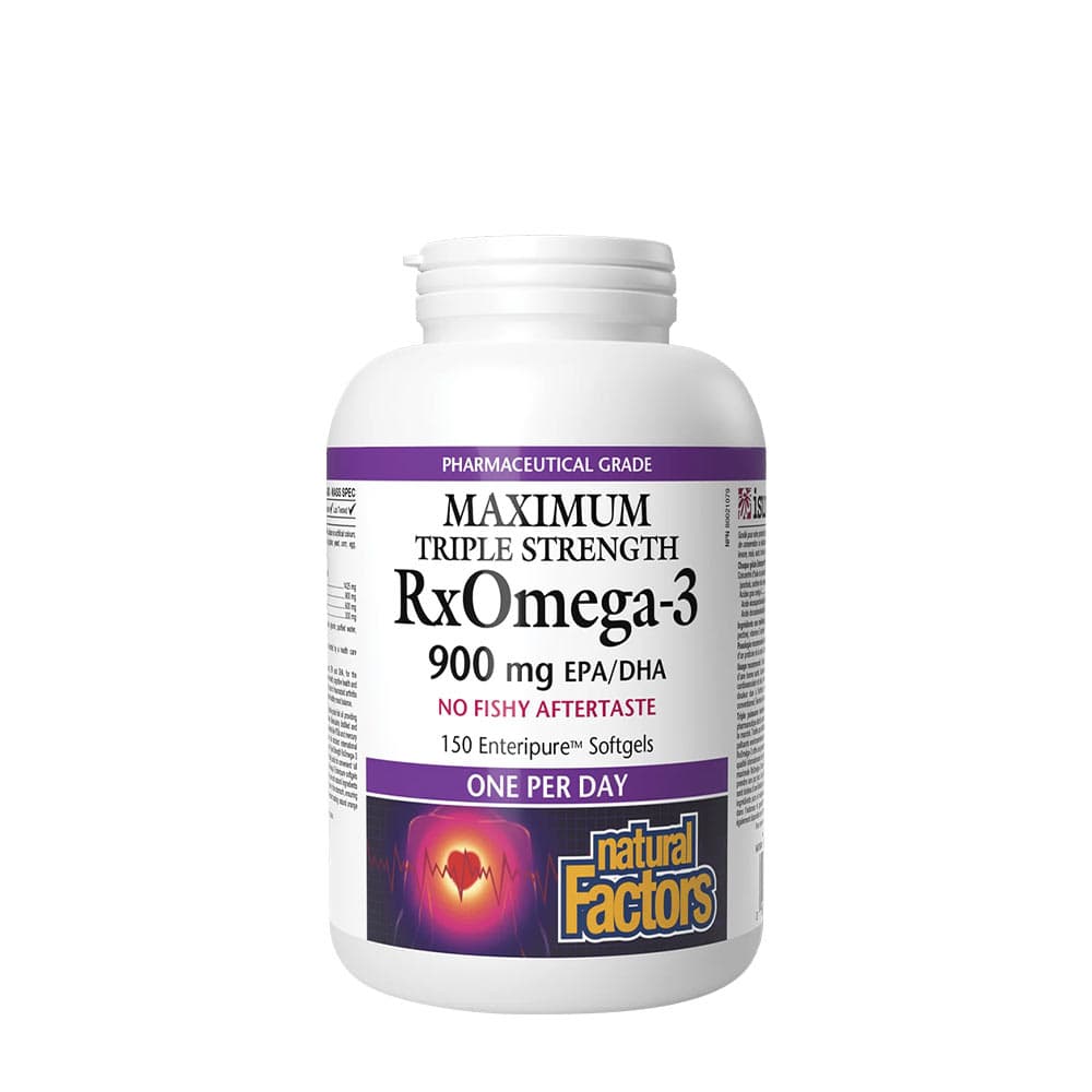 Natural Factors - Rxomega-3 - 150 Sgels – Natural Factors förpackning