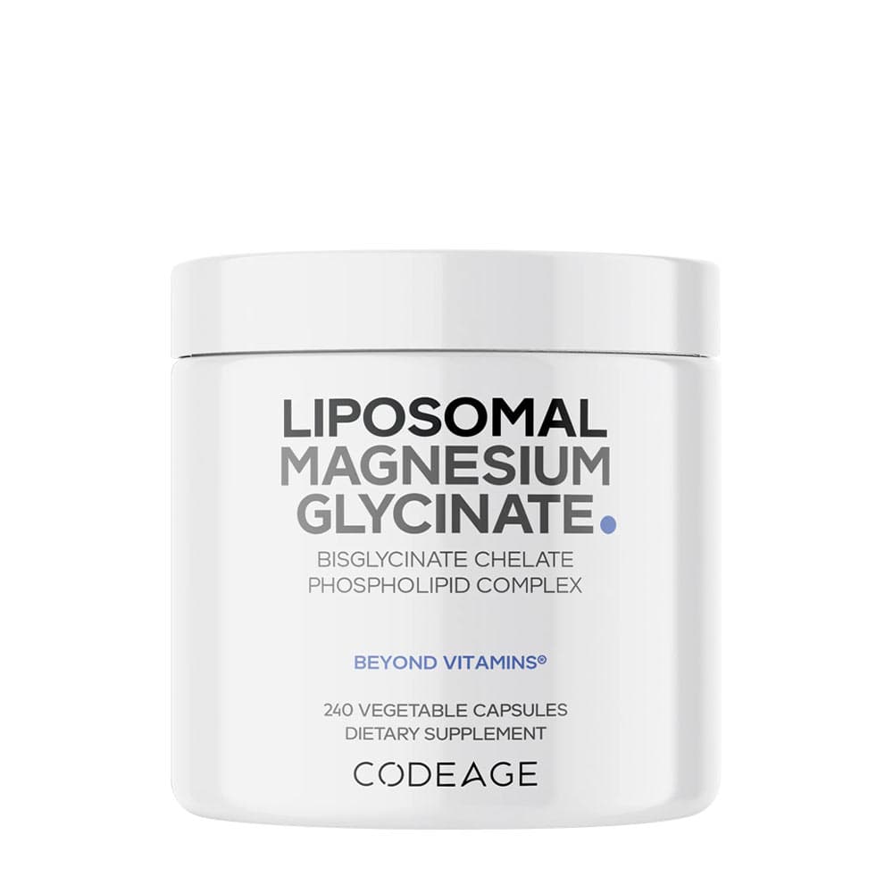 Codeage Liposomal Magnesium Glycinate - 240 Vcaps - 240 Vegetable Caps – Codeage förpackning
