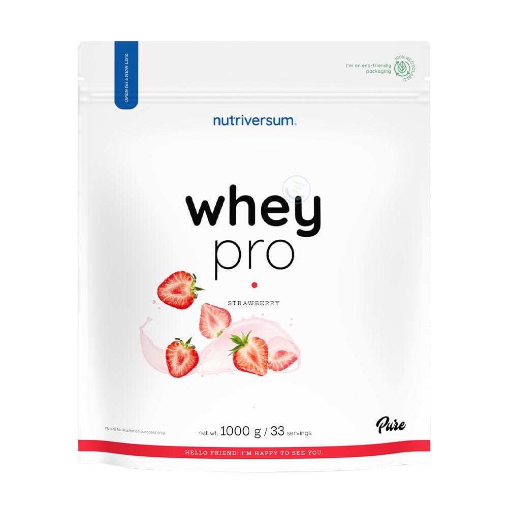 Nutriversum - Strawberry - 1000g – Nutriversum förpackning