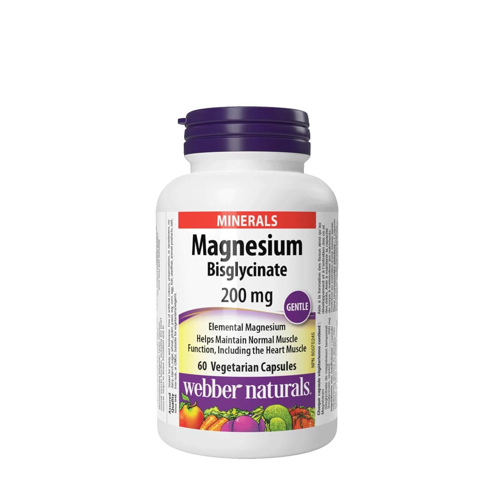 Webber Naturals Magnesium Bisglycinate – Webber Naturals förpackning