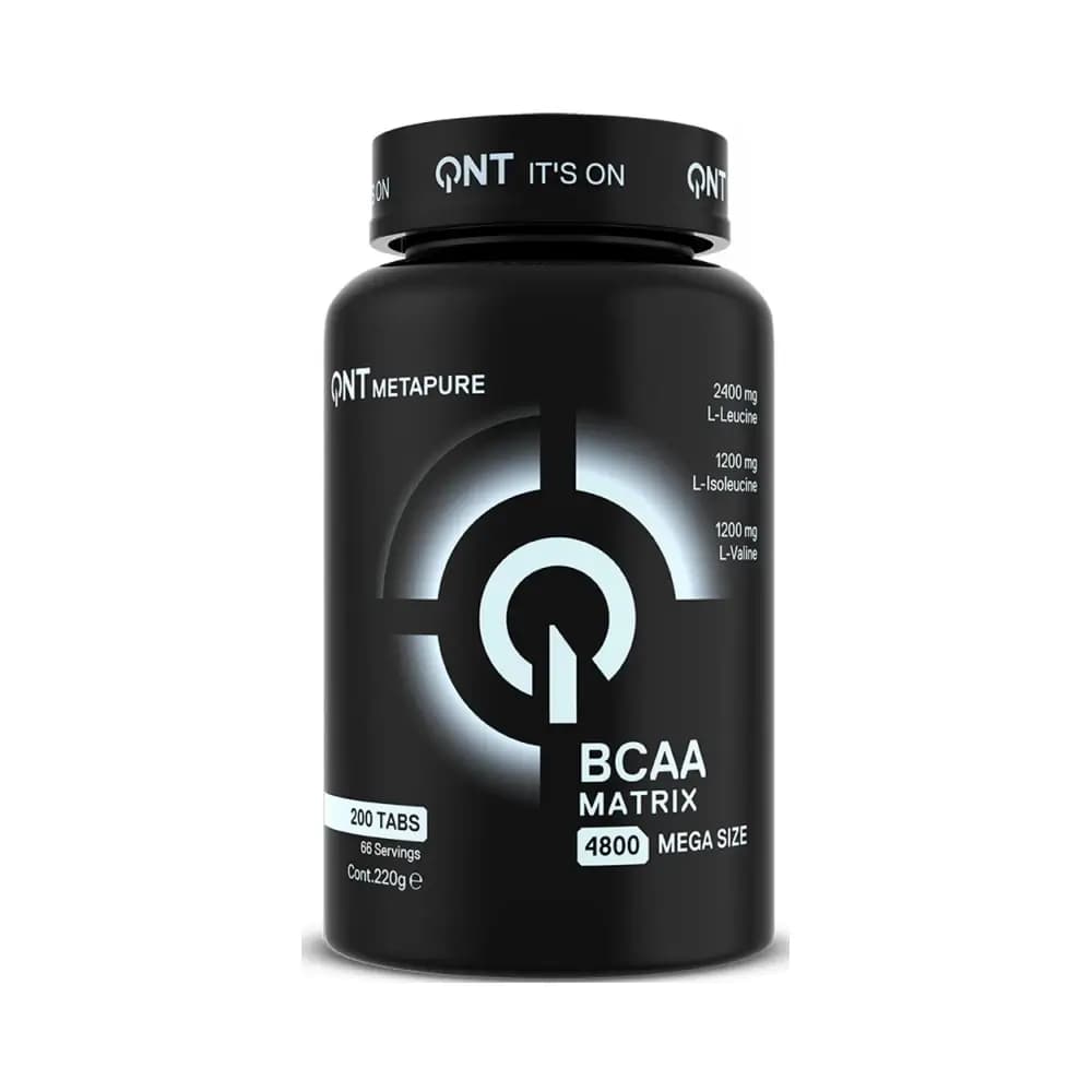 QNT - Matrix BCAA 4800 - Unflavored - 200 tabs – QNT förpackning