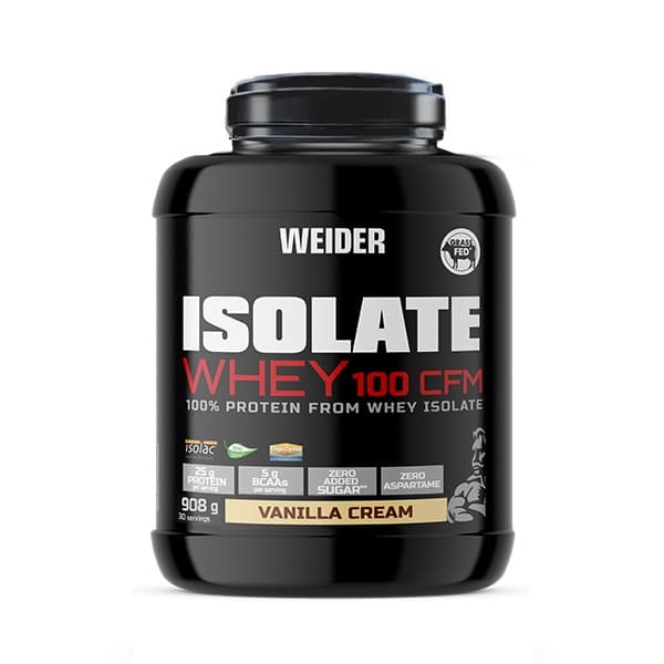 Weider - Whey Isolate 100 Cfm – Weider förpackning