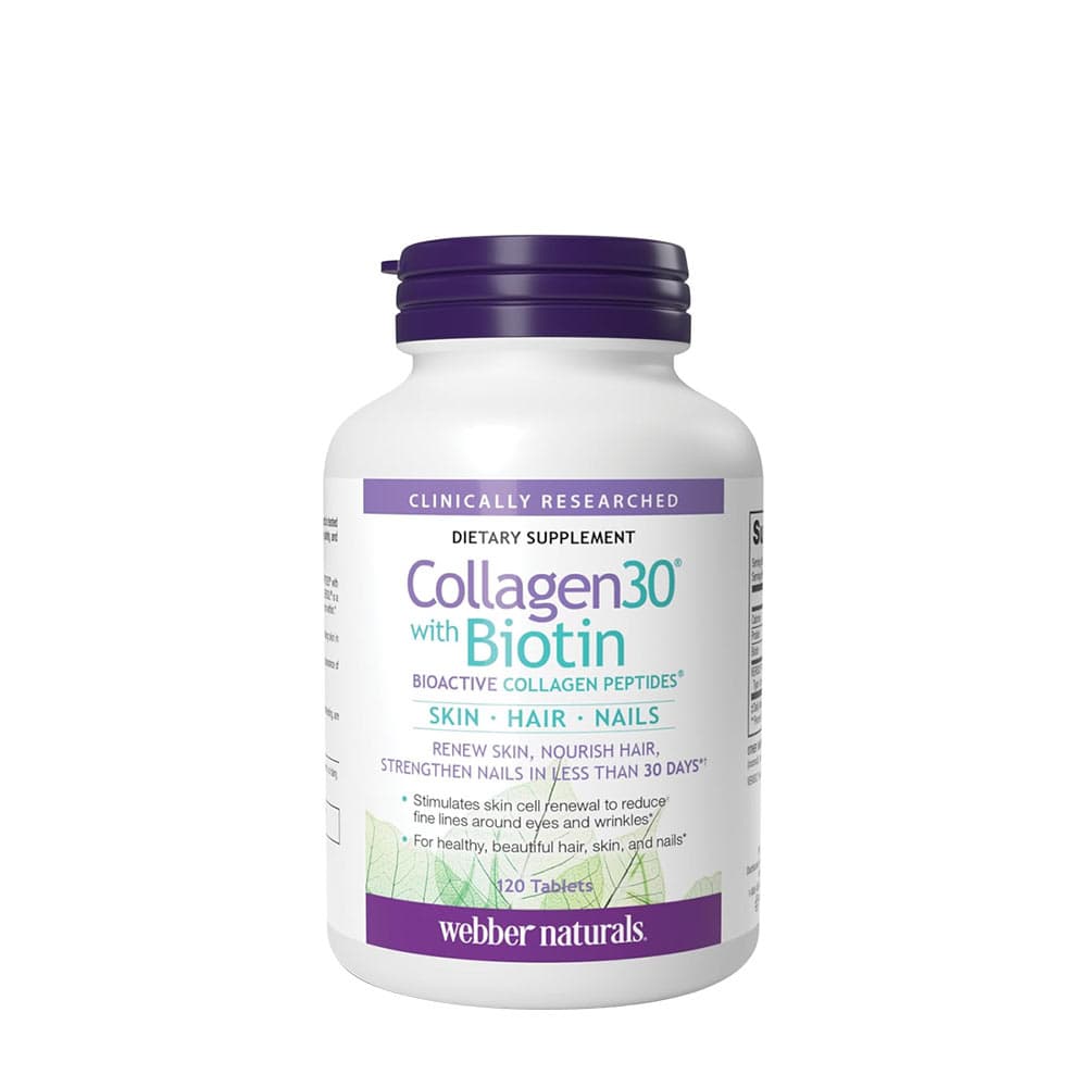 Webber Naturals - Collagen30 with Biotin – Webber Naturals förpackning