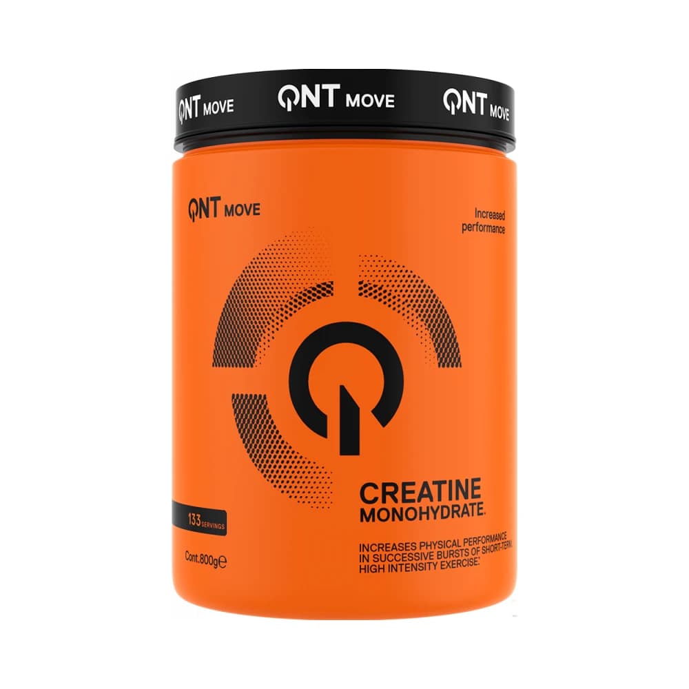 QNT - Creatine Monohydrate - Unflavored - 800g – QNT förpackning