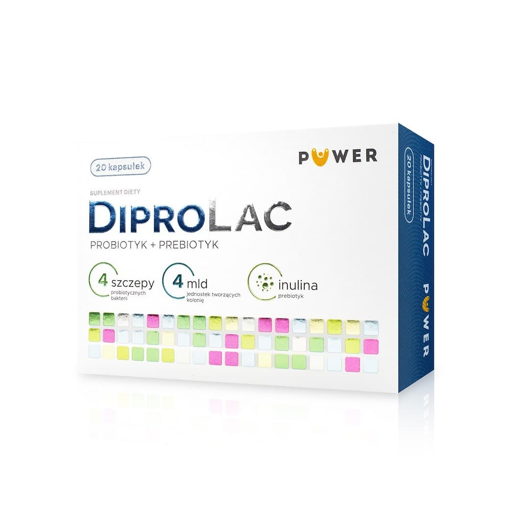 PUWER - Diprolac - 20 Capsules – PUWER förpackning