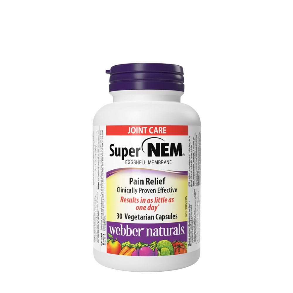 Webber Naturals - Super NEM Eggshell Membrane – Webber Naturals förpackning