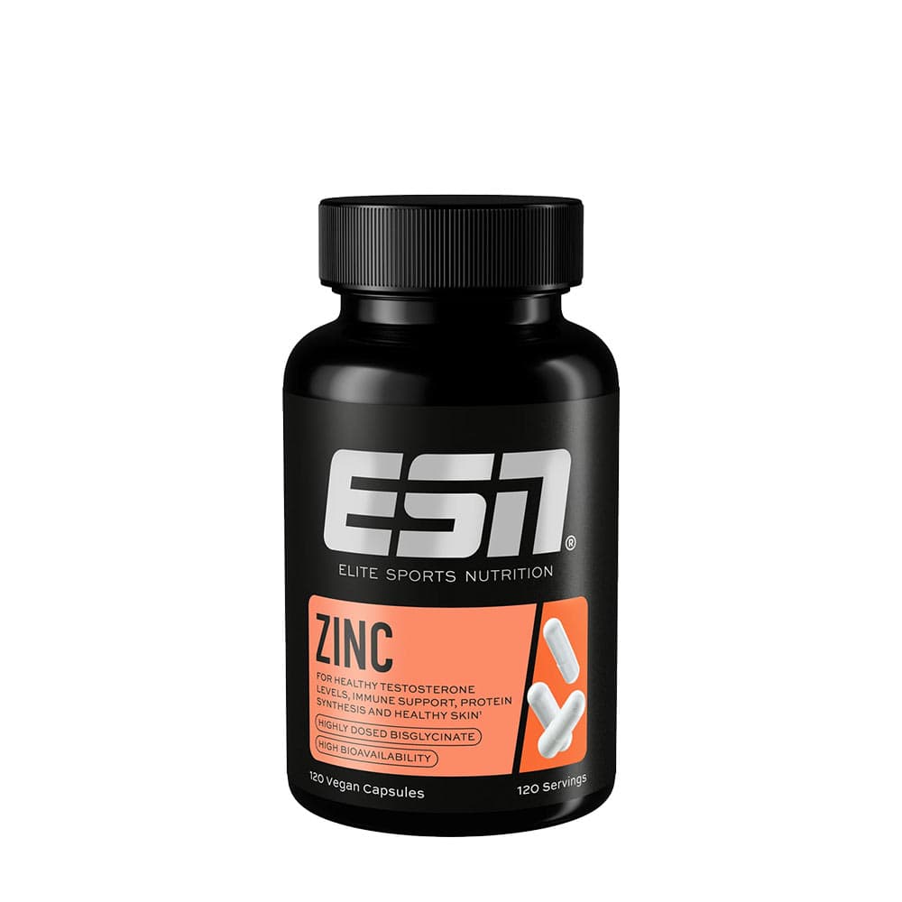 ESN Zinc - 120 Veg Capsules – ESN (Elite Sports Nutrition) förpackning