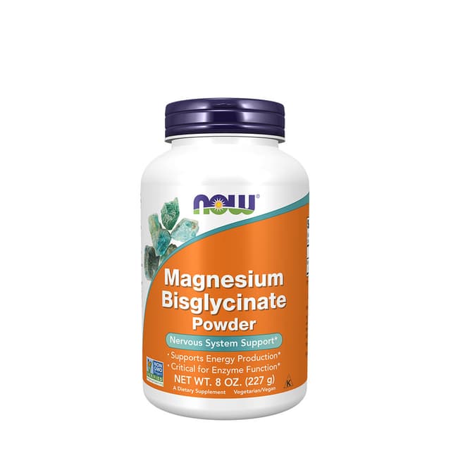 NOW Foods - Magnesiumbisglycinat - Pulver, 227 g – NOW Foods
