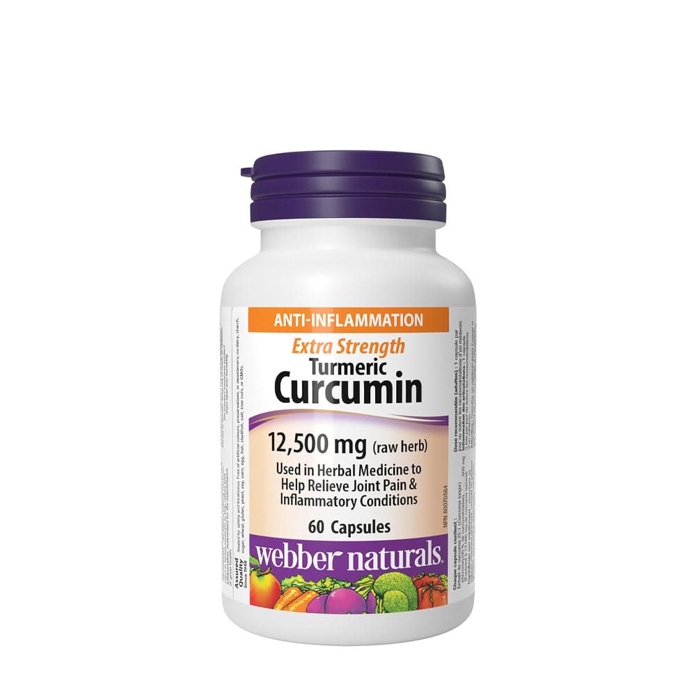Webber Naturals Turmeric Curcumin – Webber Naturals förpackning