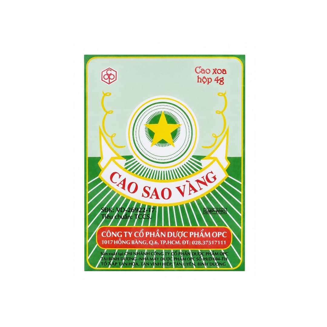 CAO SAO VÀNG - Cao xoa - 48 - 4g