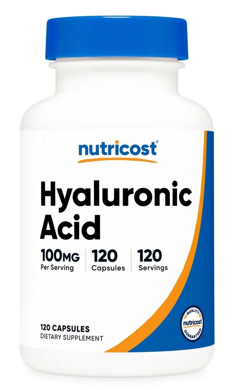 Nutricost - Hyaluronic Acid - 120 Capsules – Nutricost förpackning