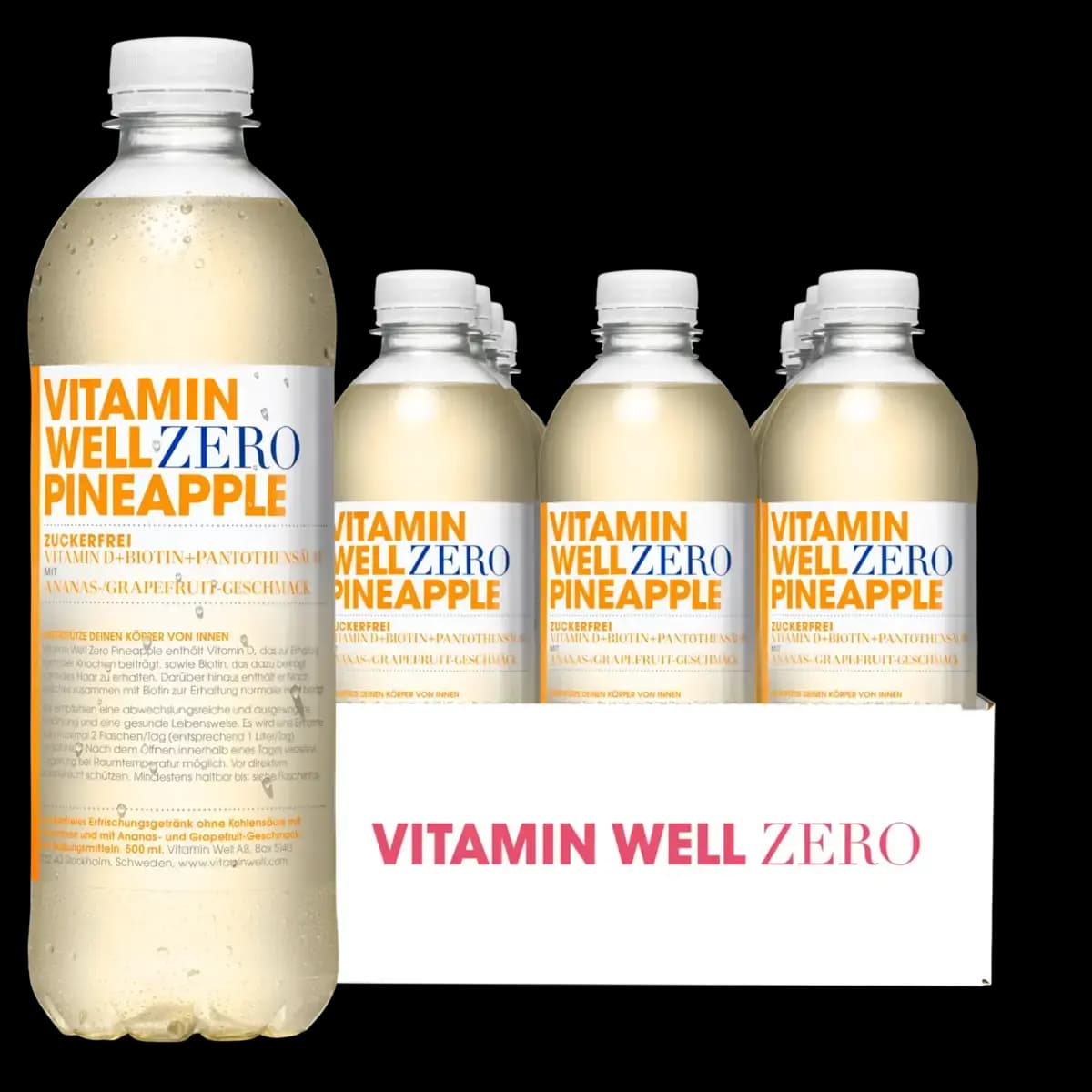 Vitamin Well - Dryck ZERO – förpackning