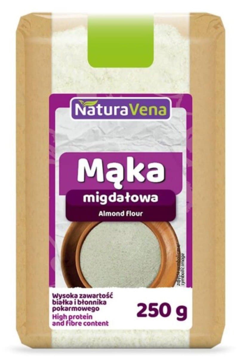 NaturaVena - Almond Flour - 250 g – Naturavena förpackning