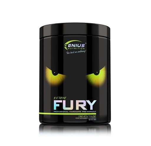 Genius Nutrition - Extreme Fury, til før træning – Genius Nutrition emballage