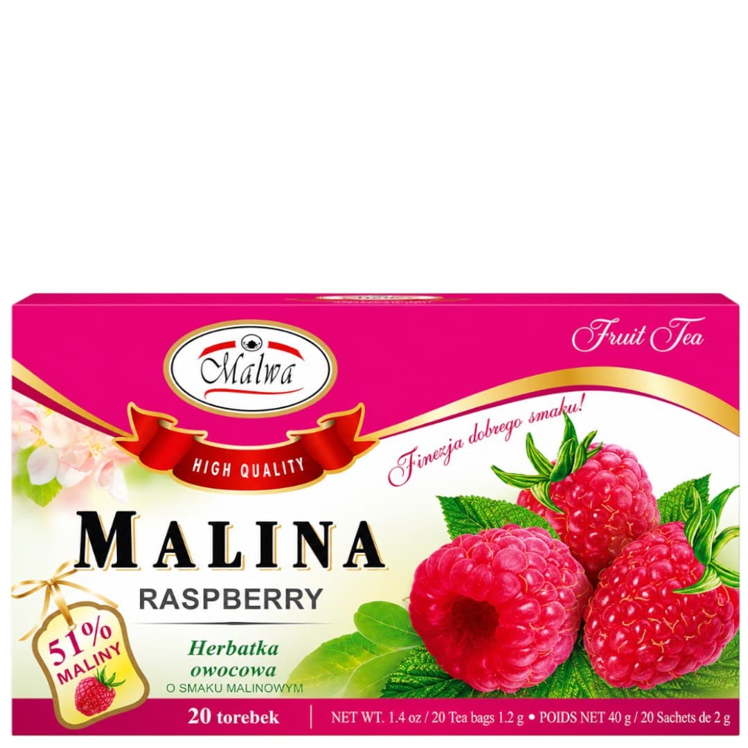 Shahira - Hindbær Te 20 Poser 2g – Shahira packaging