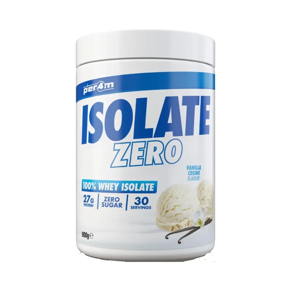 Per4m Whey Isolate Zero – Per4M förpackning