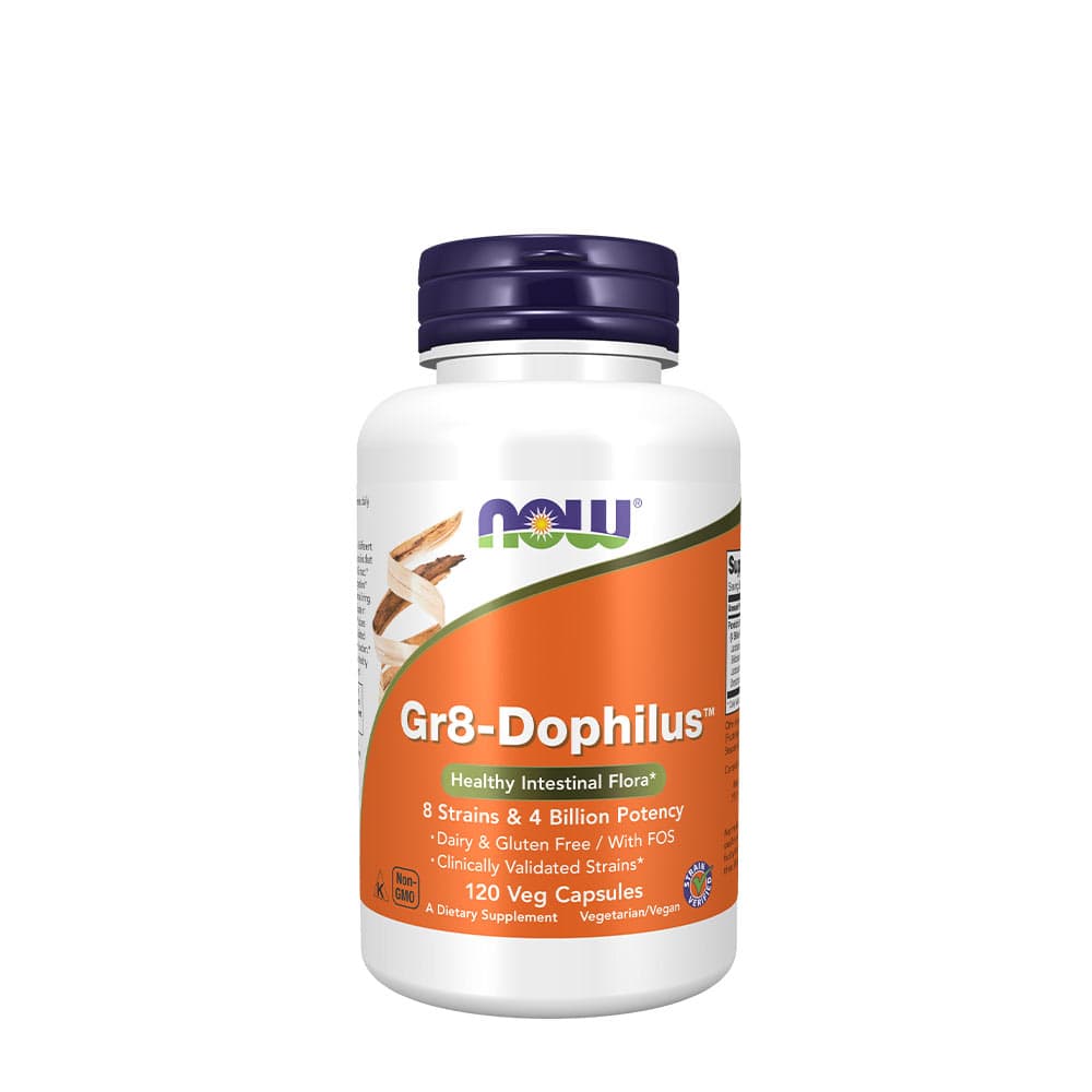 NOW Foods - Gr8-Dophilus – NOW Foods förpackning