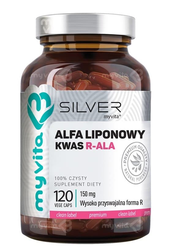 MyVita - R-ALA Alfa Lipoic Acid 150mg – MyVita emballage