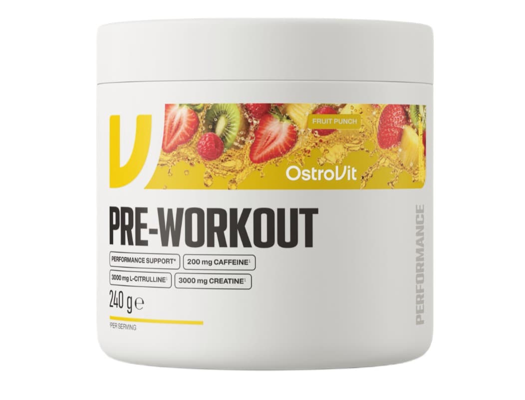 OstroVit - Pre-Workout, Fruit Punch - 240g