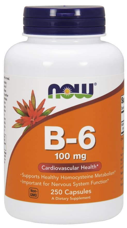 NOW Foods - Vitamin B-6 – NOW Foods förpackning