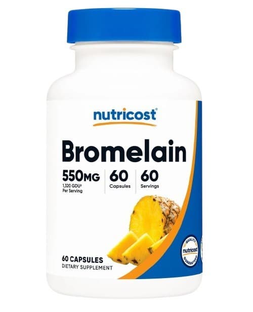 Nutricost - Bromelain - 60 kapslar – förpackning