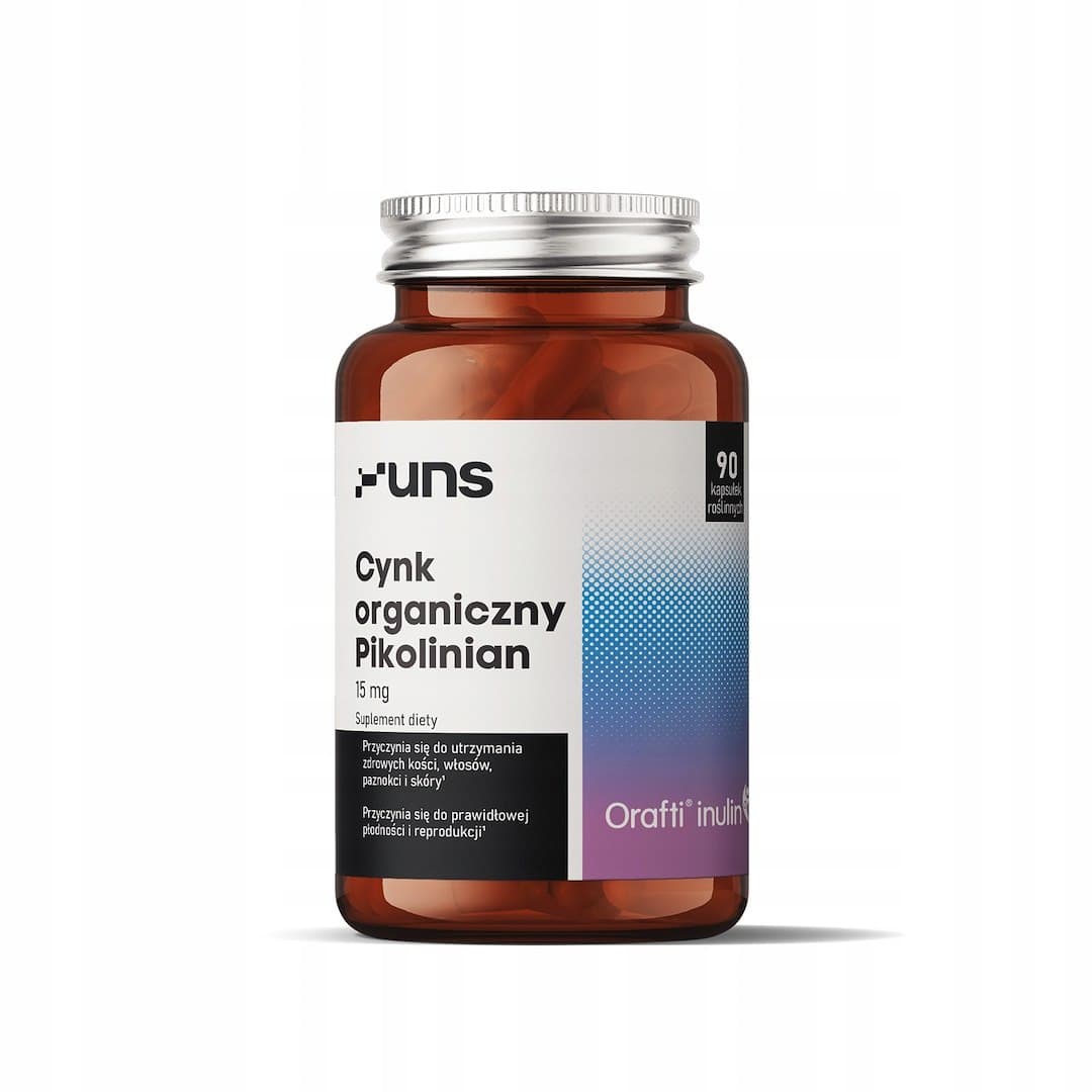 UNS - Organic Zinc Picolinate 90 Vegan Capsules – UNS förpackning