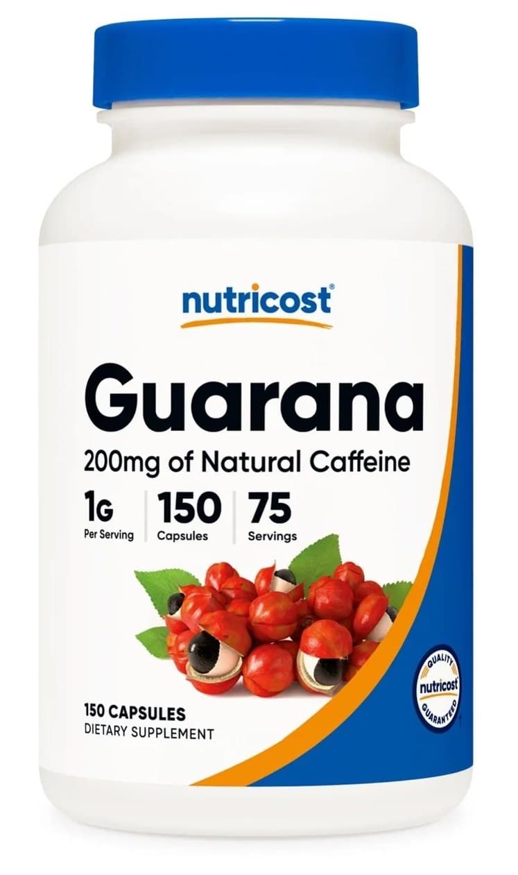 Nutricost - Guarana - 150 Capsules – Nutricost förpackning
