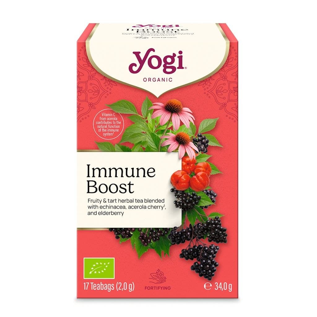 Yogi - Immune Boost - 17 Teabags (2,0 g) / 34,0 g – Yogi förpackning
