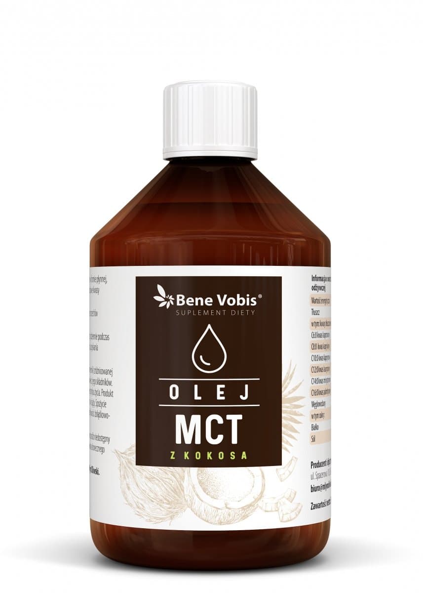 Bene Vobis - MCT Oil - 500 ml – Bene Vobis förpackning