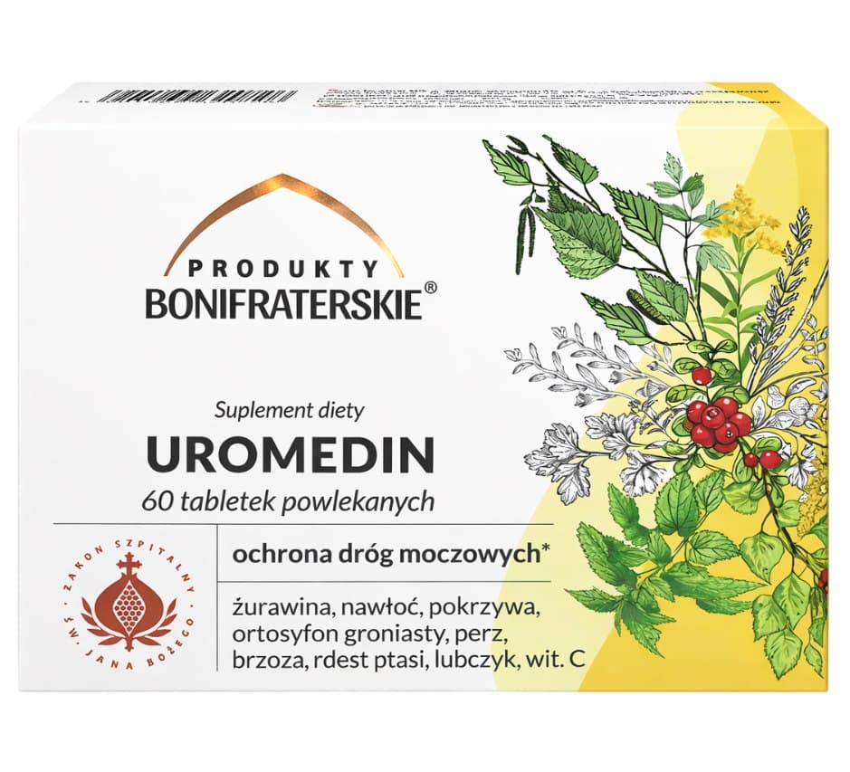 Produkty Bonifraterskie - Uromedin - 60 Tabs – Produkty Bonifraterskie förpackning
