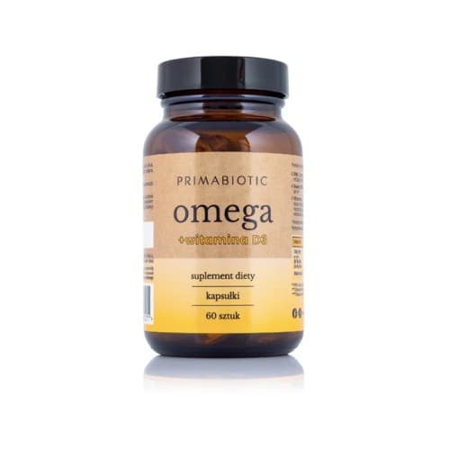 PrimaBiotic - Omega 3 + Vitamin D3 - 60 Caps – Primabiotic förpackning