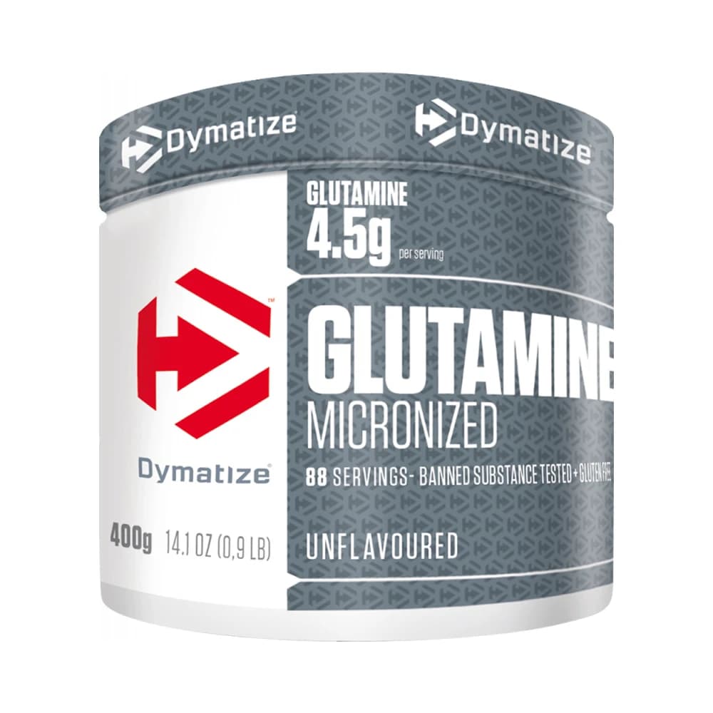 Dymatize - Glutamiini Mikronisoitu - Makuamaton - 400g – Dymatize pakkaus