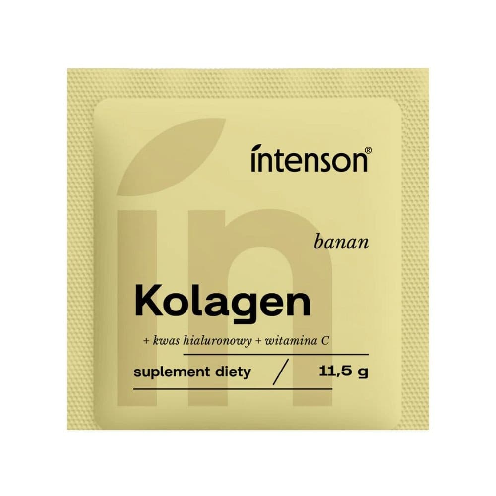 Intenson - Collagen with Vitamin C and Hyaluronic Acid Sachets Banana - 11.5g