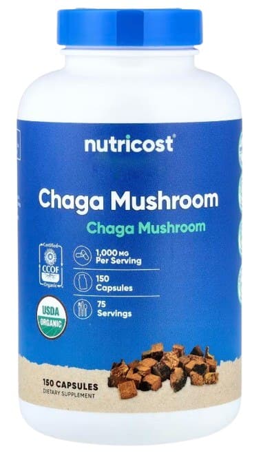 Nutricost - Chaga-svamp - 150 kapsler